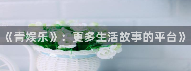 盛煌平台有梦你就来：《青娱乐》：更多生活故事的平台》