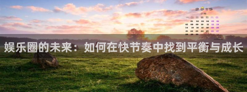 盛煌平台游戏试玩：娱乐圈的未来：如何在快节奏中找到平衡与成长